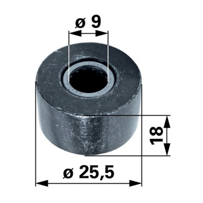 83190250  GALET METALLIQUE GRAMMER MAXIMO 2
