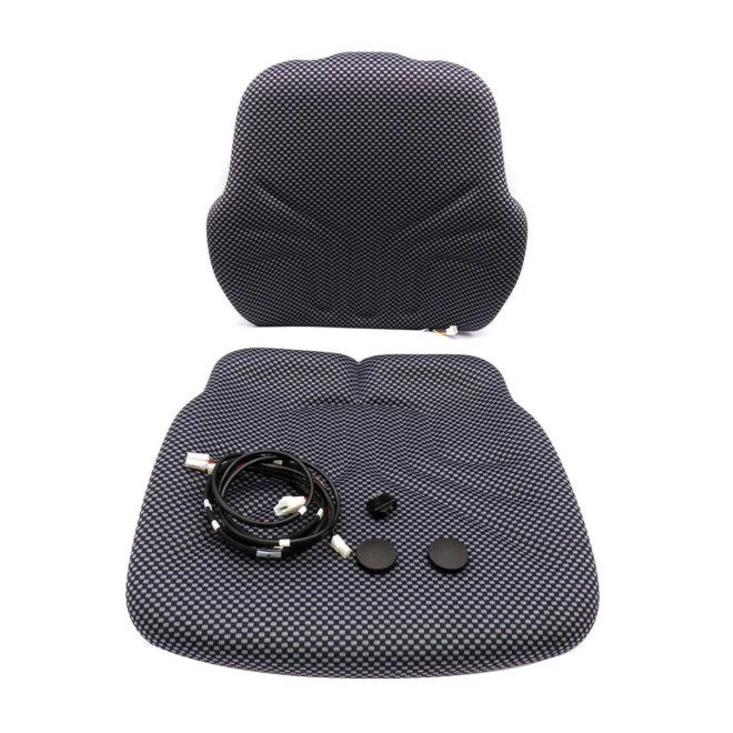 83190431 1 JEU COUSSIN CHAUFFANT BLEU NOIR 12V