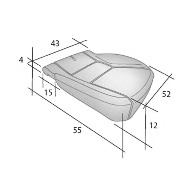 83401007 MOUSSE D'ASSISE FIAT DUCATO PLAN